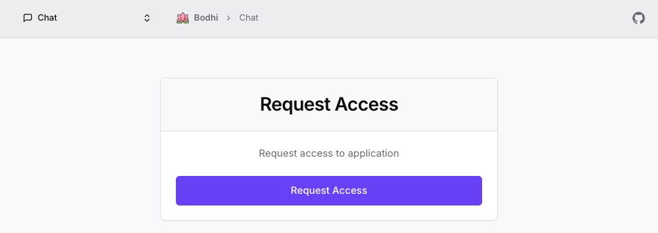 Request Access Page